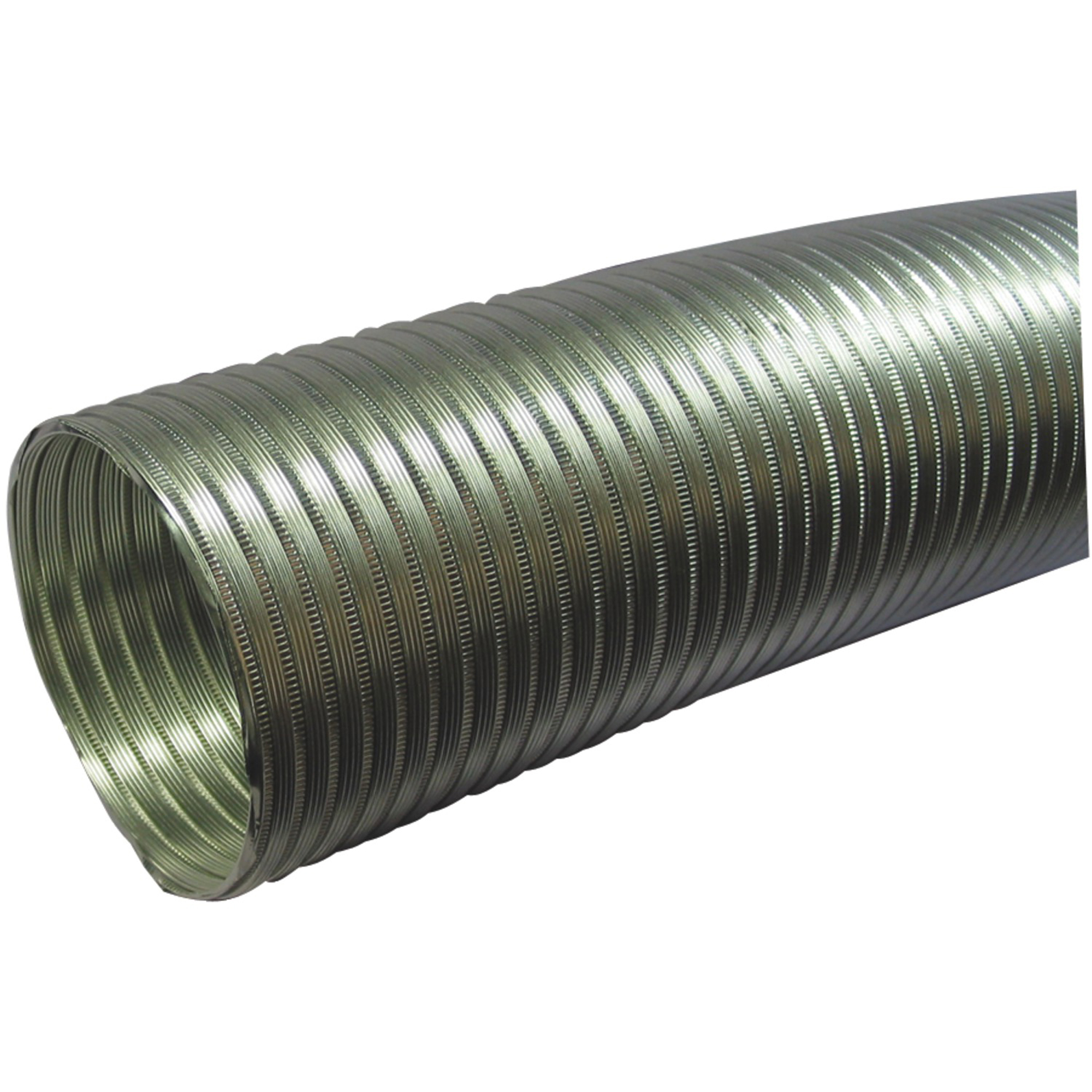 Deflecto, Semi-Rigid Flexible Duct, 5in. x 8ft., Material Aluminum, Model# A058/5